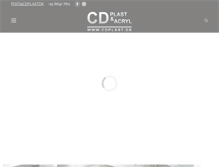 Tablet Screenshot of cdplast.dk